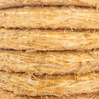 Set of 10 straw wreaths, diameter 40 cm, thickness 6 cm