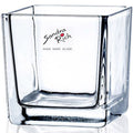 CUBE square vase - klar - 8x8x8cm - Glas