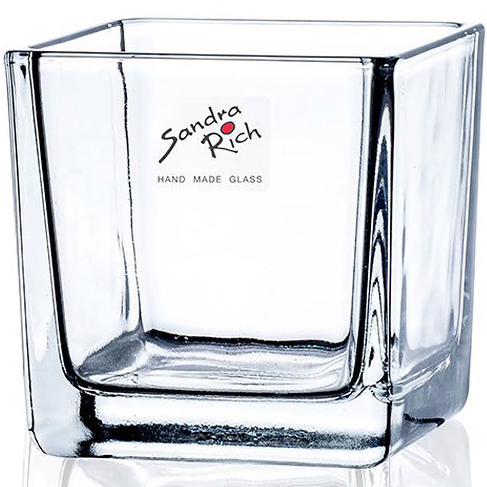 CUBE square vase - klar - 8x8x8cm - Glas
