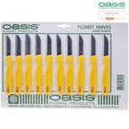 OASIS® Floristenmesser - Klinge 60 mm - Solinger-Stahl - 10 Stk