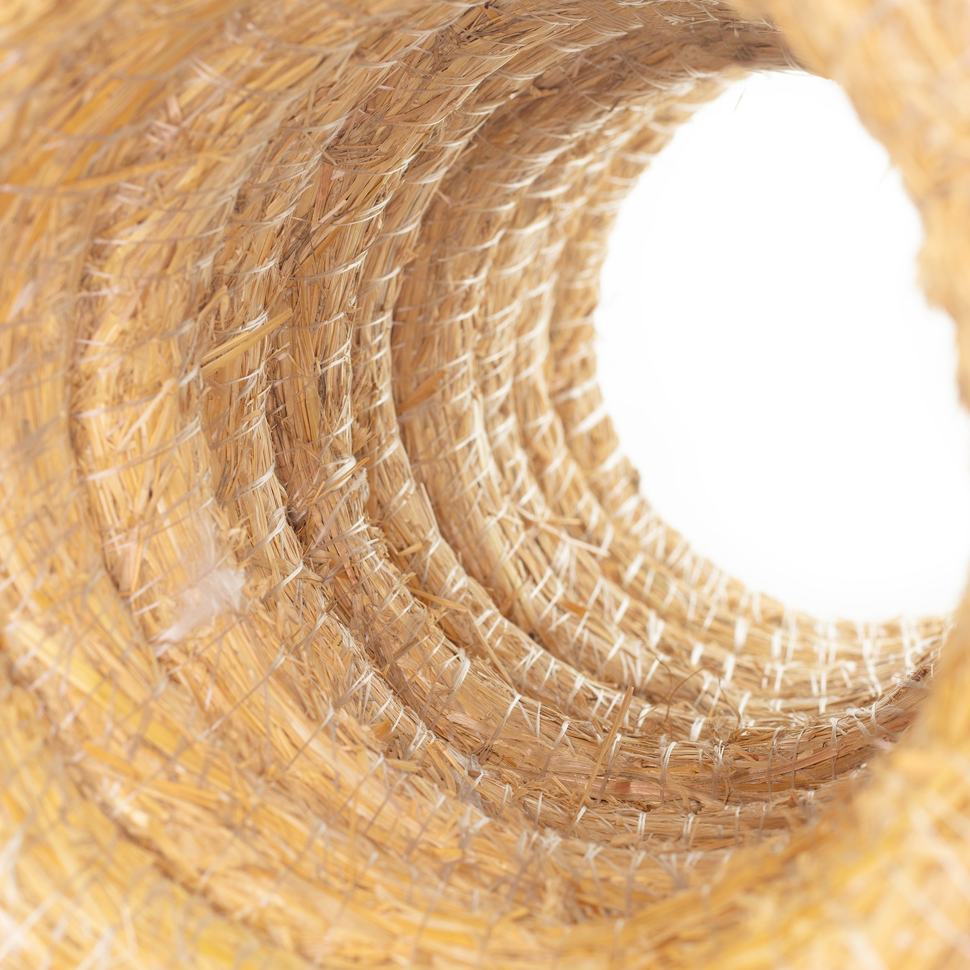 10er Set Strohrömer, Durchmesser 35 cm, Stärke 6 cm