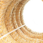 5er Set Strohrömer, Durchmesser 45 cm, Stärke 8 cm