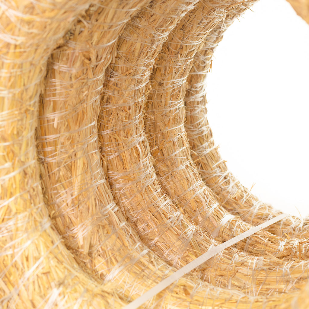 5er Set Strohrömer, Durchmesser 50 cm, Stärke 10 cm