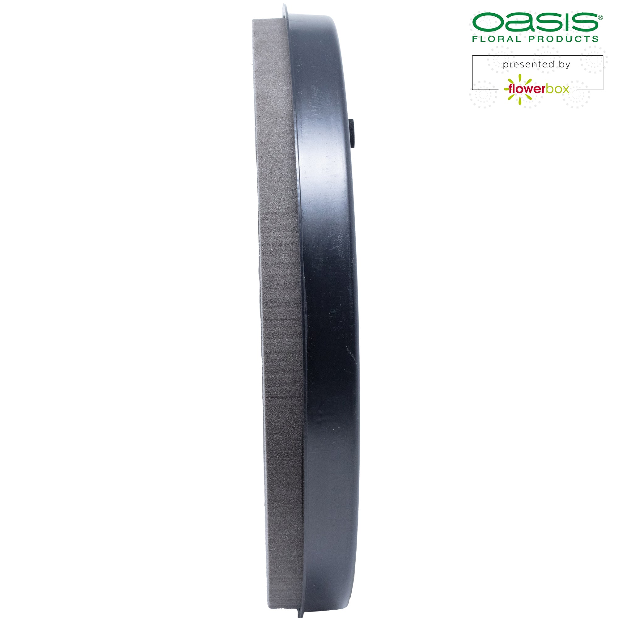 Black Naylor Base Ring, 5 x 35 cm Durchmesser, Innen: 23 cm Durchmesser, Doppelpack