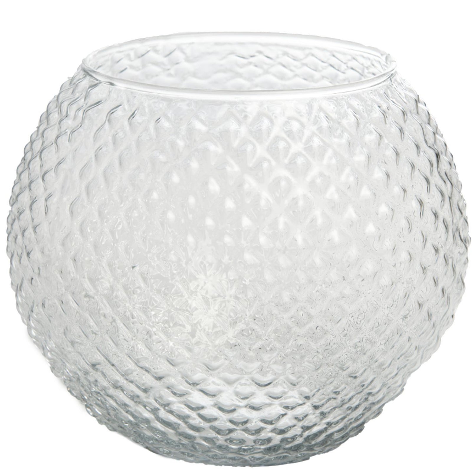 DIAMOND fish bowl - klar - 20x20x17cm - Glas