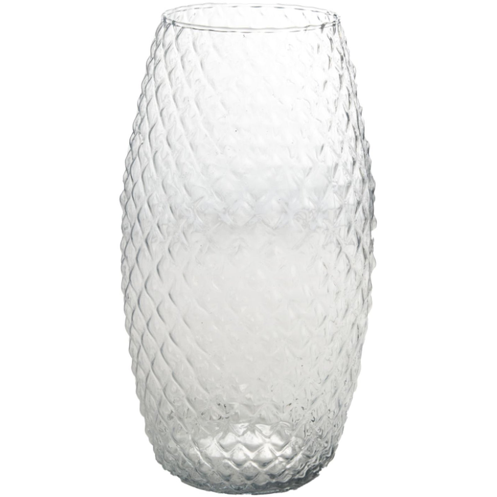 DIAMOND amaryllis vase - klar - 18x18x30cm - Glas