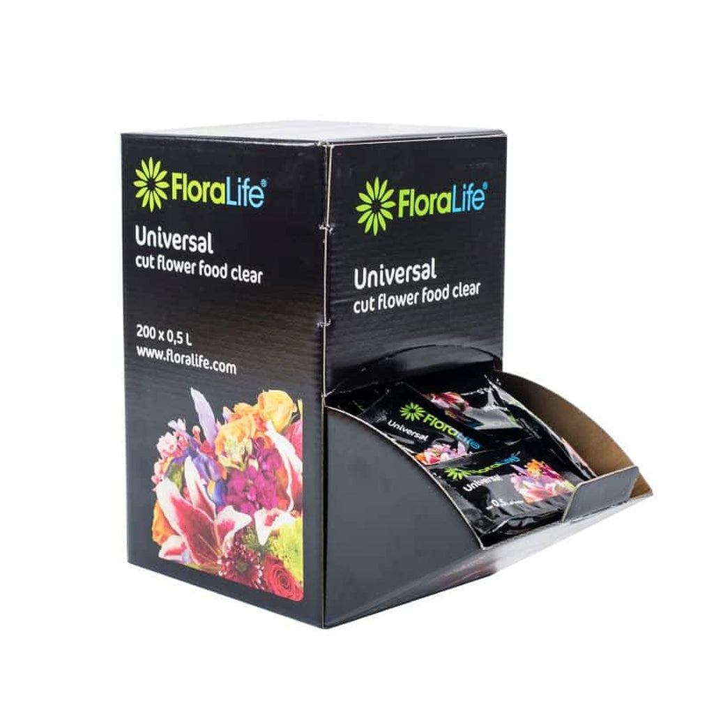 FloraLife® Nourriture pour fleurs coupées CLEAR 300 - Nourriture pour fleurs coupées - Sachets de 5 g - 200 sachets