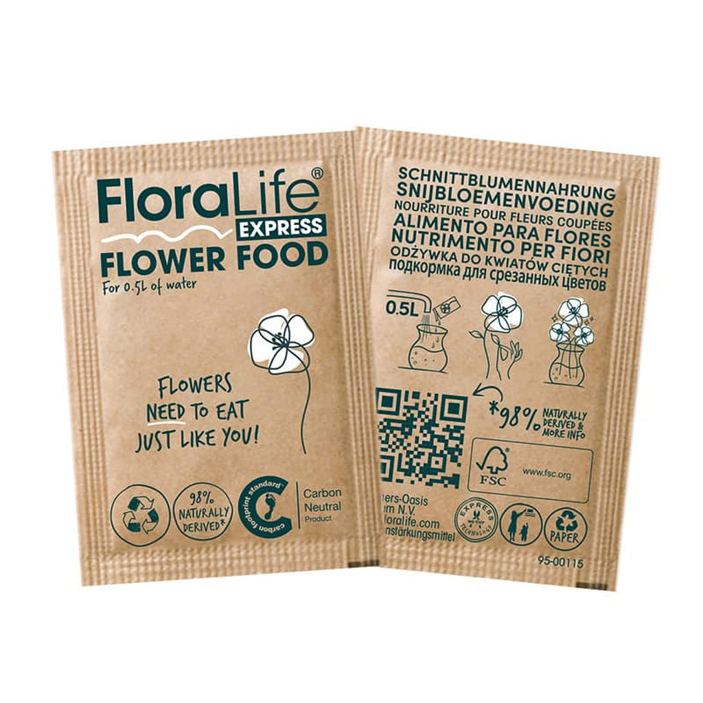 Poudre FloraLife® Express - Sachet papier pour 0,5 litre d'eau - 1 sachet