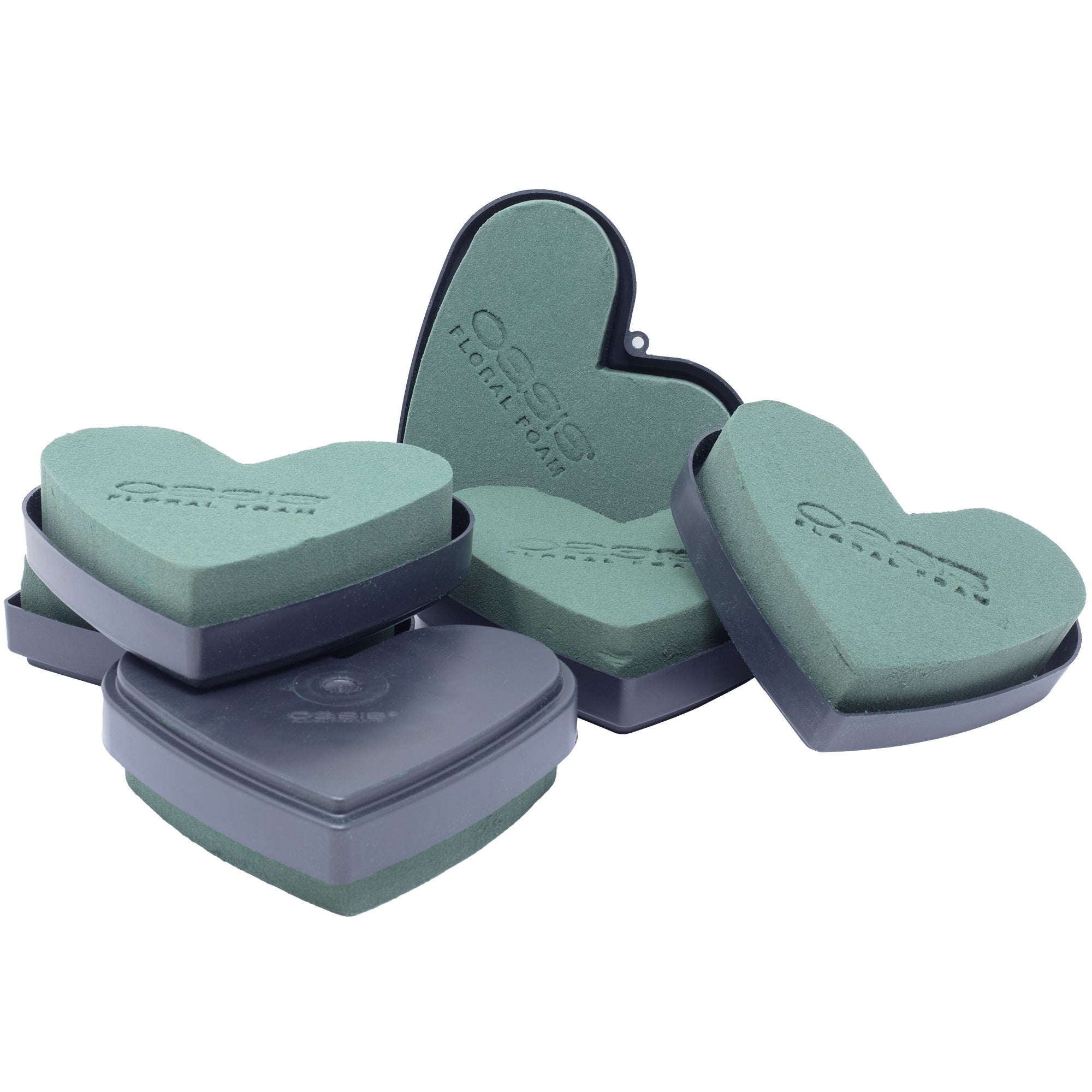 OASIS® IDEAL Hearts - 12 x 14 x 3.5cm - 6 pcs.