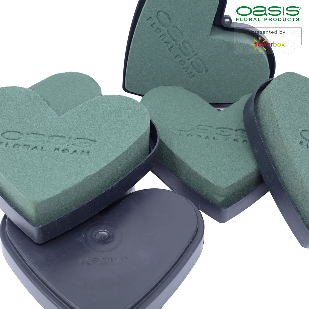 OASIS® IDEAL Hearts - 12 x 14 x 3.5cm - 6 pcs.