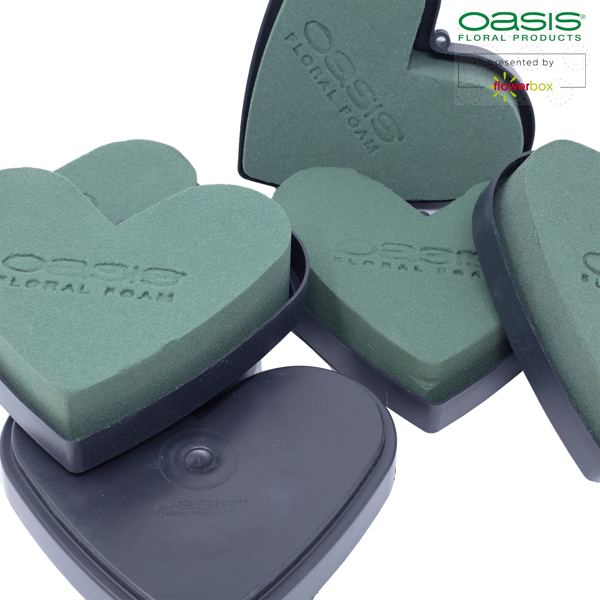 OASIS® IDEAL Hearts - 12 x 14 x 3.5cm - 6 pcs.