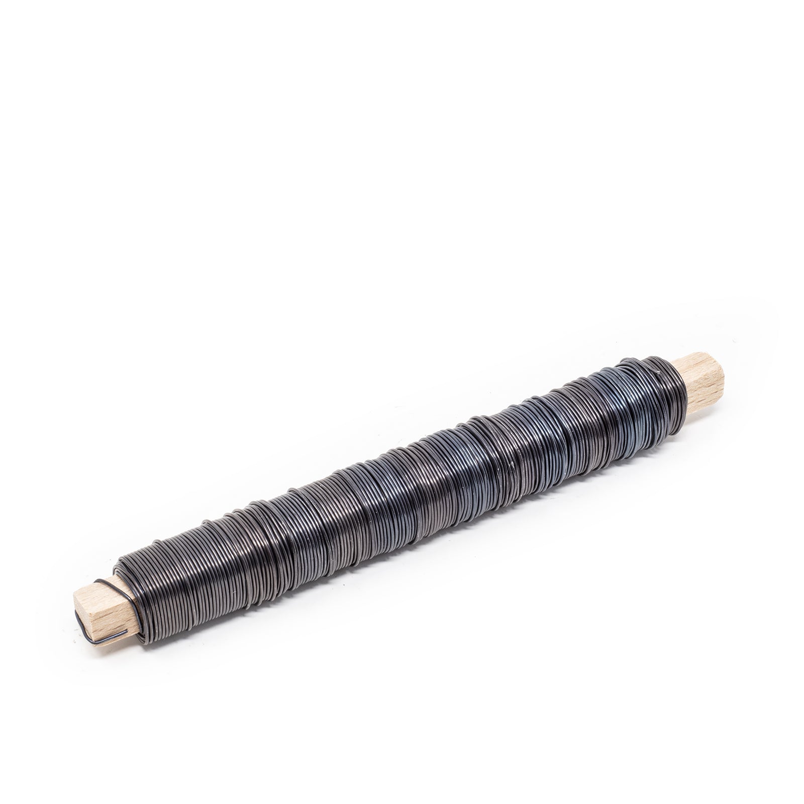 Wickeldraht Holzstab, blau - 0,50 mm, 65 m, 2,5 kg