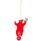 WeihnachtsHänger Dost - Holz - 5x11x0,3 cm -1 Stück assortiert