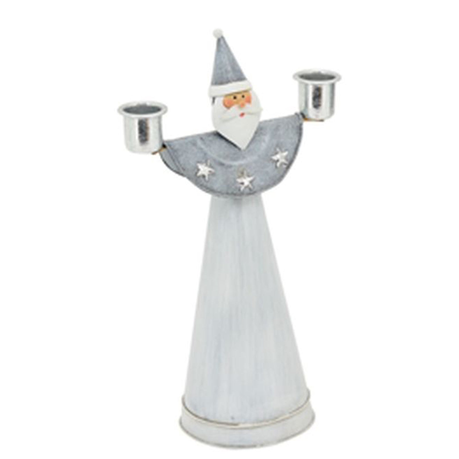 Engel Lilian - grau - metall - 10x4x15,5 cm - 1 Stück