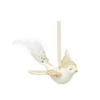 VogelHänger Lilian - weiß - Polyresin - 11x9,5x5 cm