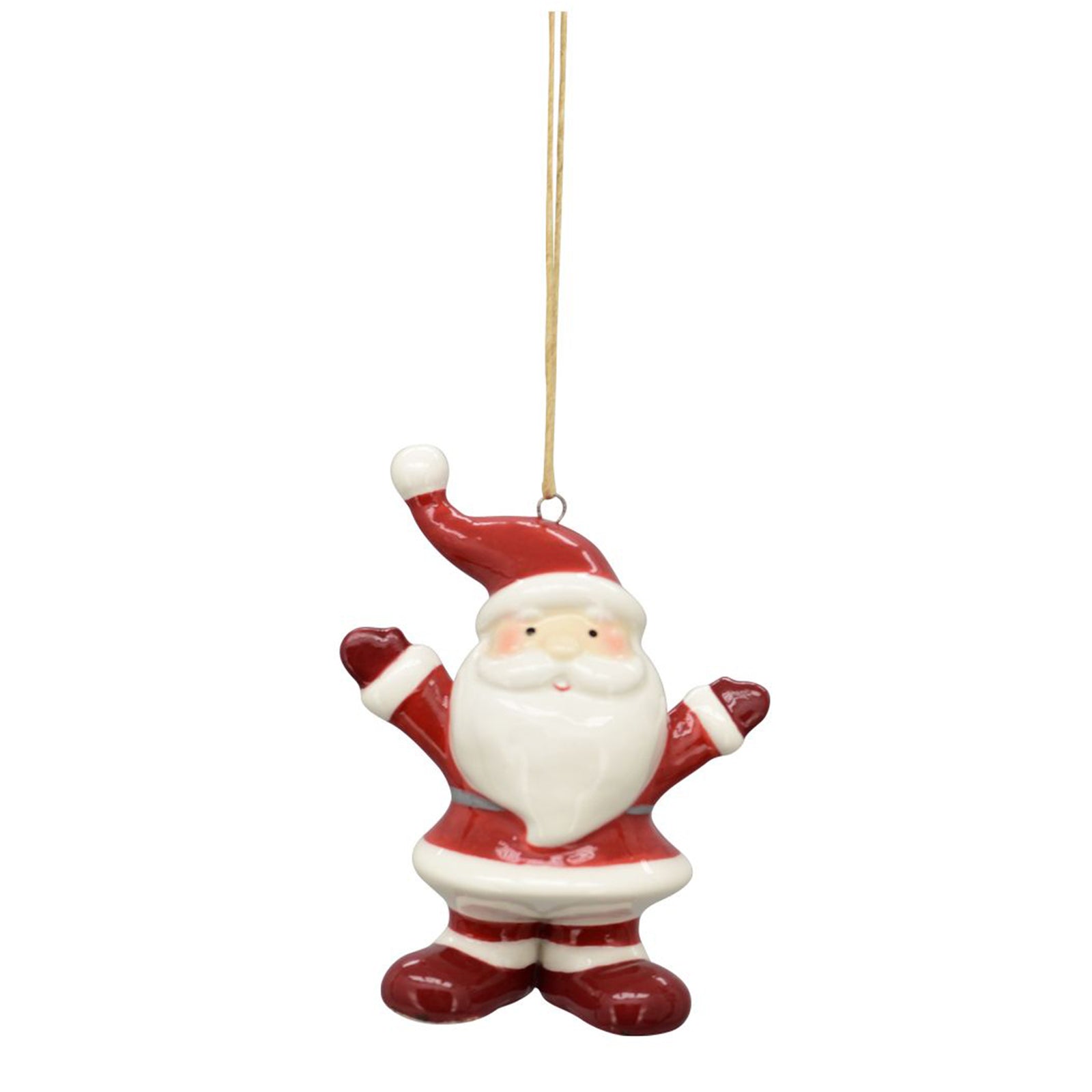 SantaHänger Gris - rot - Dolomit - 6,1x3,5x7,8 cm