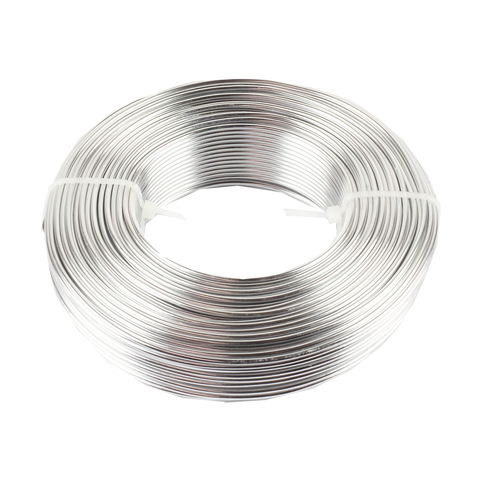 Aluminiumdraht - 2 mm x 60 m - 500 g - silber