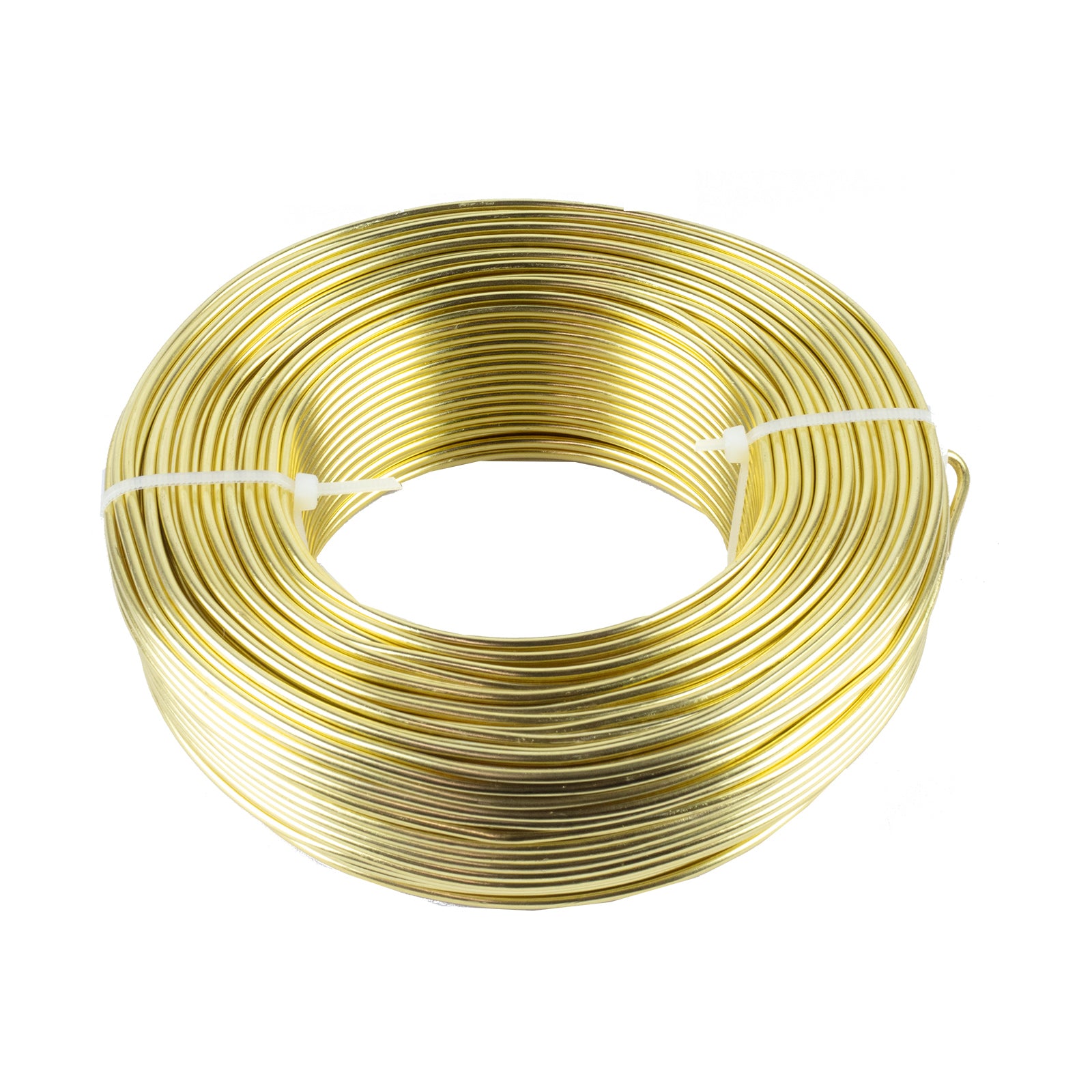 Aluminiumdraht - 2 mm x 60 m - 500 g - gold