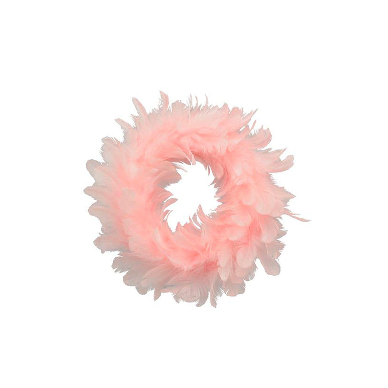 Kranz FedeR, rosa, Feder/Schaum, 15 cm