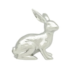 Hase ArgenT - silber - Keramik - 13,7x9,7x14,8 cm - 1 Stück - assortiert