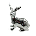 Hase ArgenT - silber - Keramik - 13,7x9,7x14,8 cm - 1 Stück - assortiert