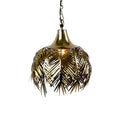 Deckenleuchte Palm Leaves - E27 - gold - Eisen - 46x33,5 cm