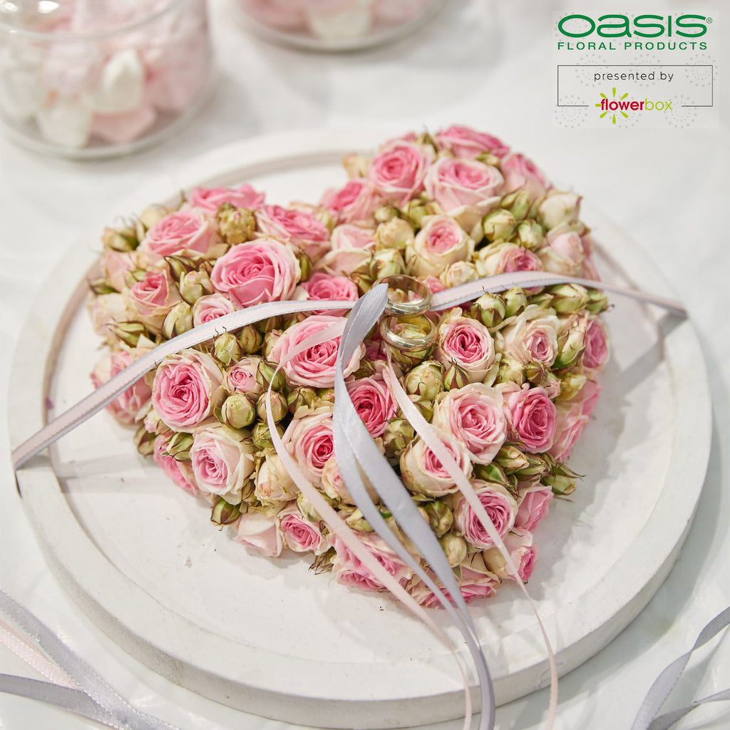 OASIS® BIOLIT® Herzen - 17 x 17 x 4cm - 4 St.