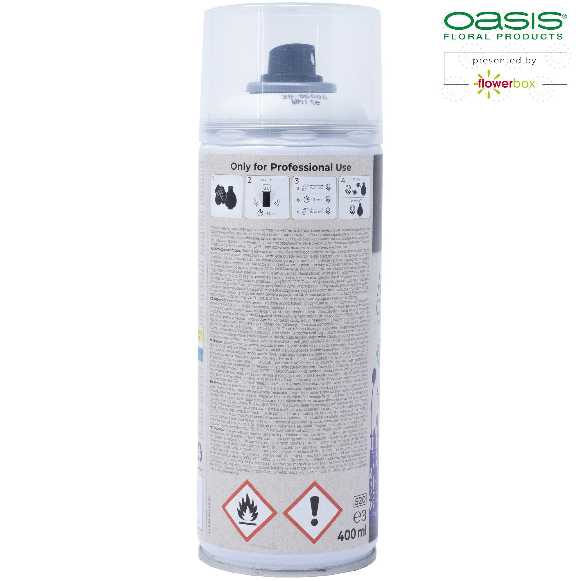 Spray Aqua Colour Blanc - 400 ml