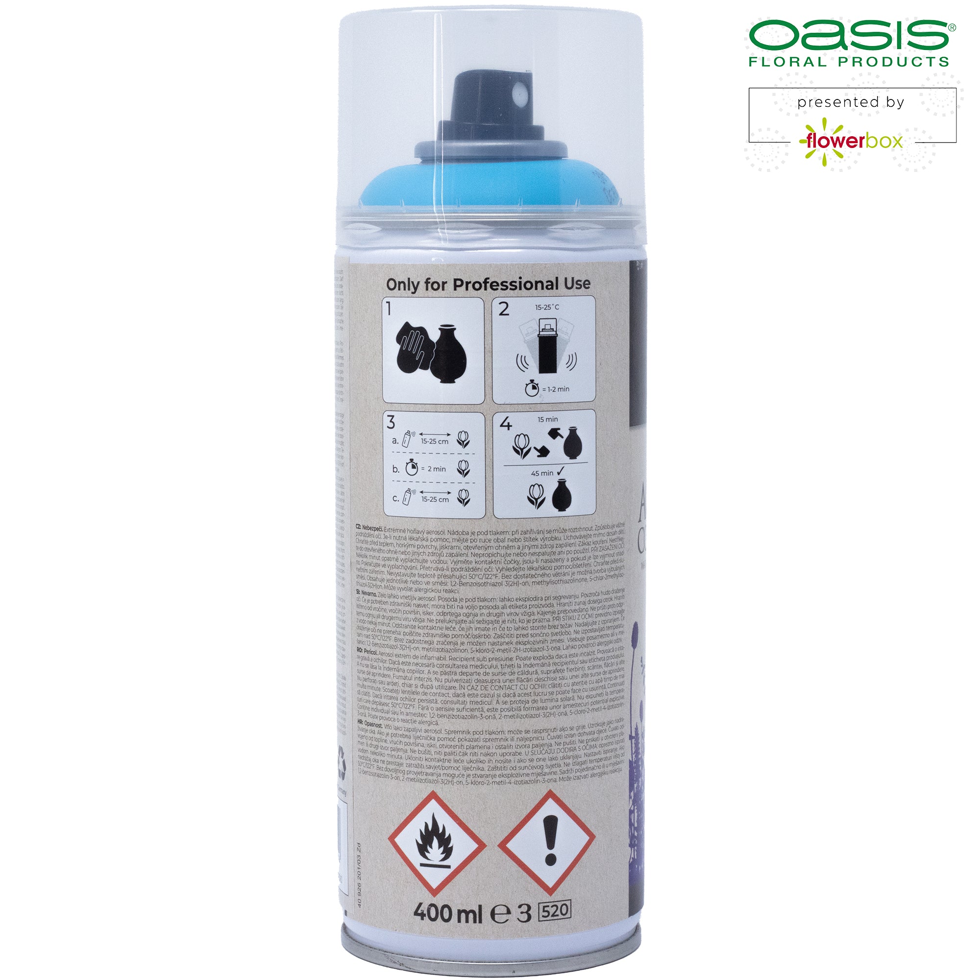 Spray colorant Aqua Color Bleu Océan 400 ml