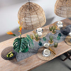 Schale Maze, schwarz Metall, 29,5x14,5 cm