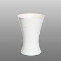 Vase de fleuriste en forme de X, blanc - hauteur 35 cm