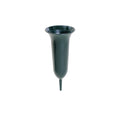 Tulip grave vase, green - height 37 cm - 5 pieces