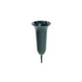 Vase funéraire tulipe, vert - hauteur 32 cm - lot de 5
