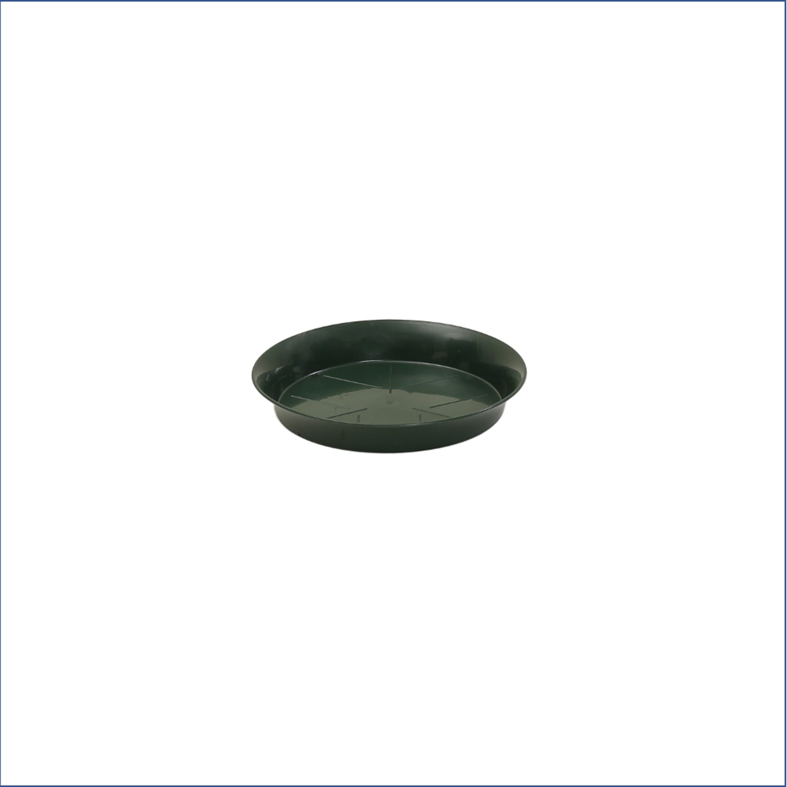 Dessous de verre standard, vert foncé - diamètre 28 cm - lot de 5