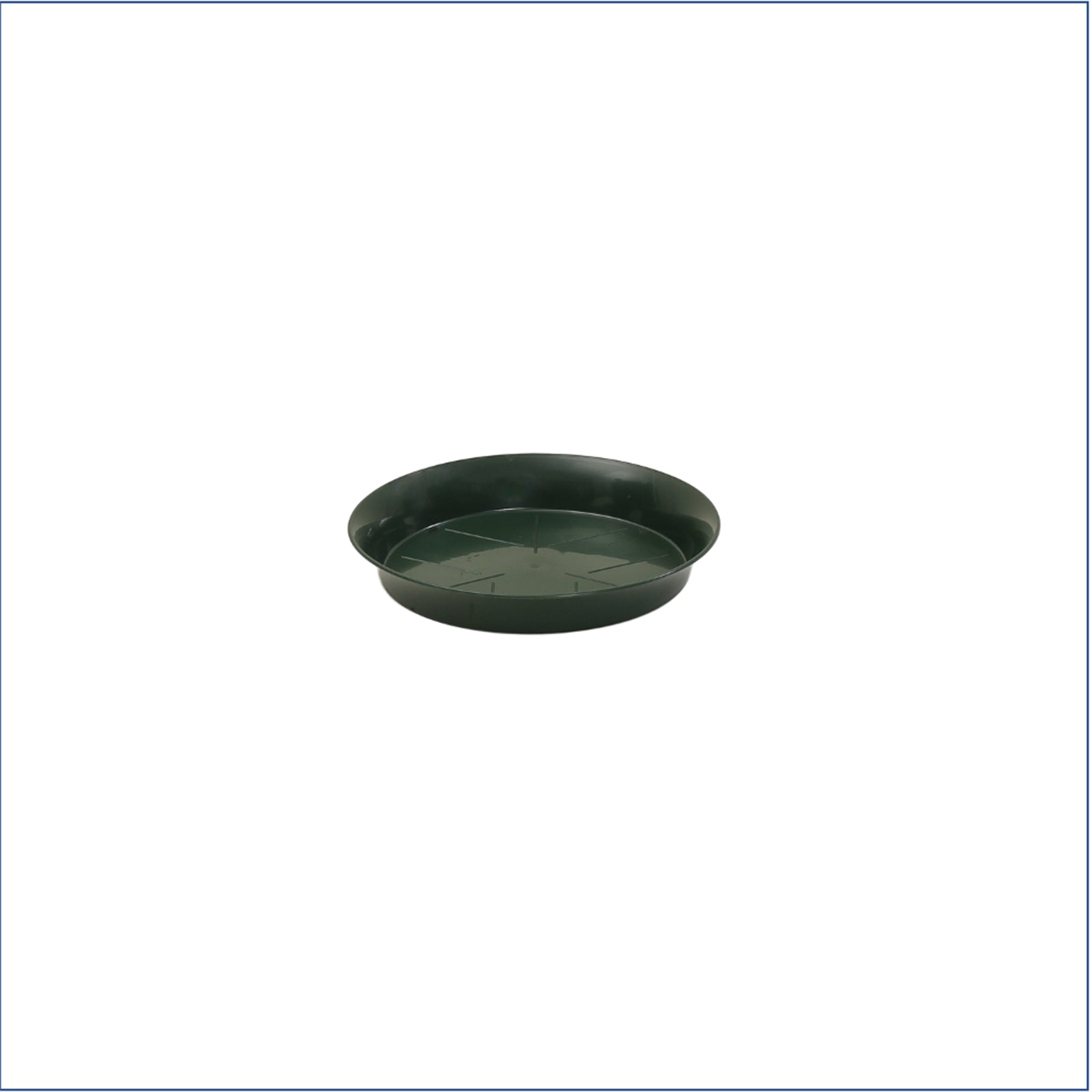 Untersetzer Standard, dunkelgrün - Durchmesser 24 cm - 10 Stück