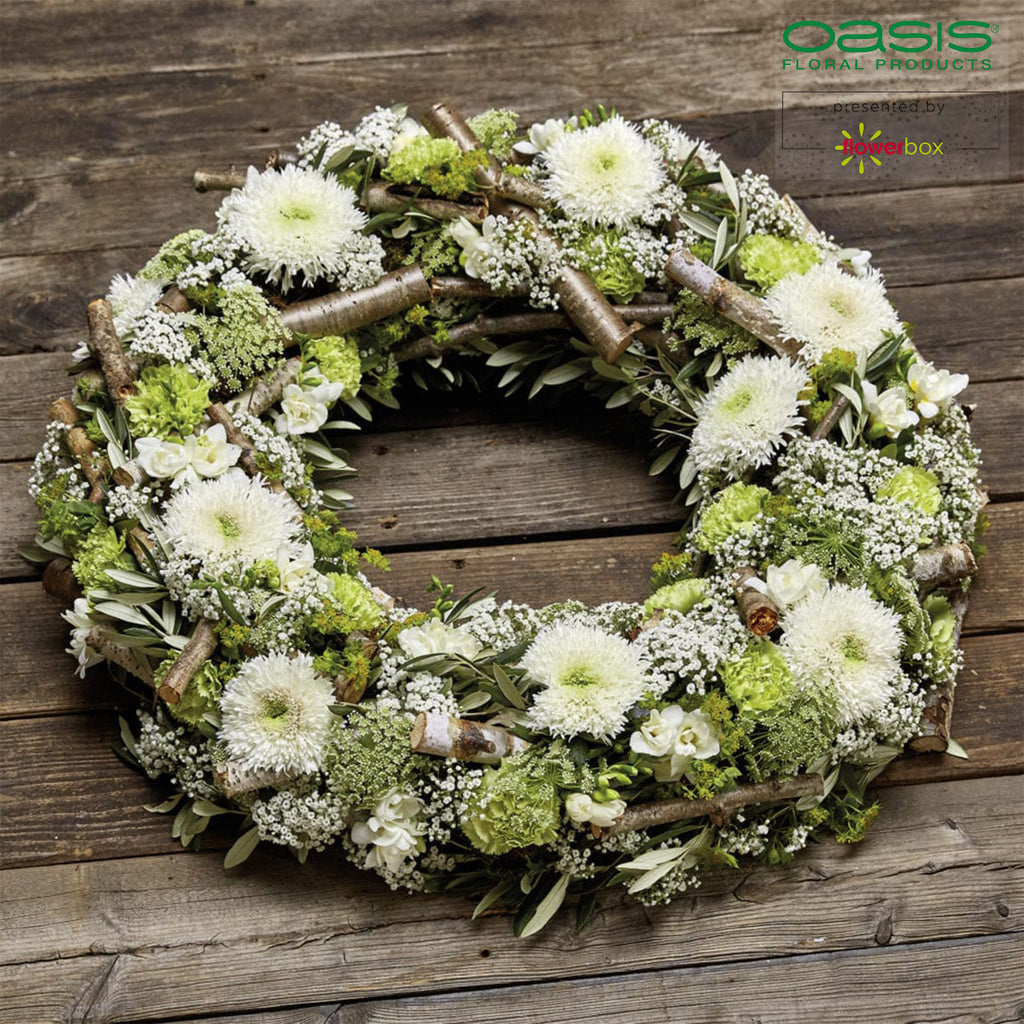 OASIS® BIOLIT® Kranz - 7 x 68 cm Ø - innen: 47 cm Ø - 2 St.