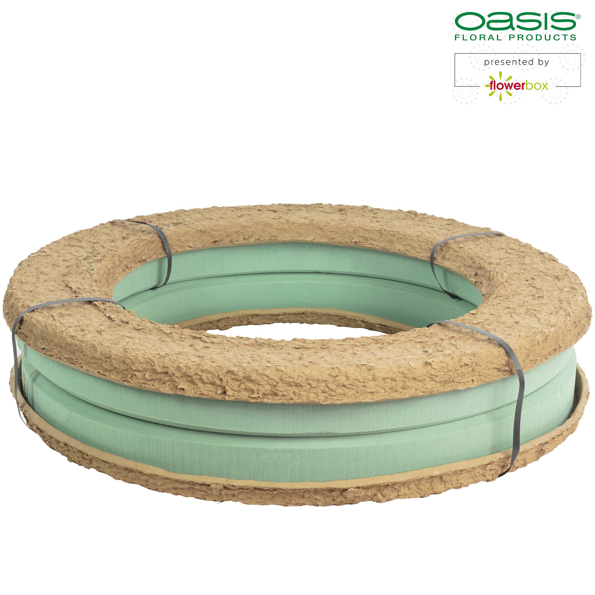 OASIS® BIOLIT® Kranz - 7 x 68 cm Ø - innen: 47 cm Ø - 2 St.