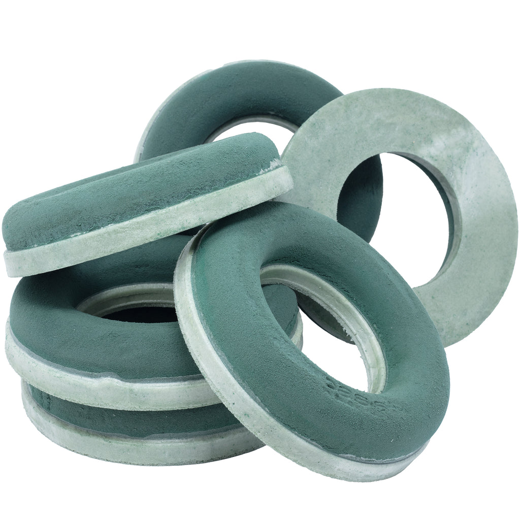 Anneau OASIS® ECObase® - 4 x 18 cm Ø - intérieur : 9 cm Ø - 6 pièces.