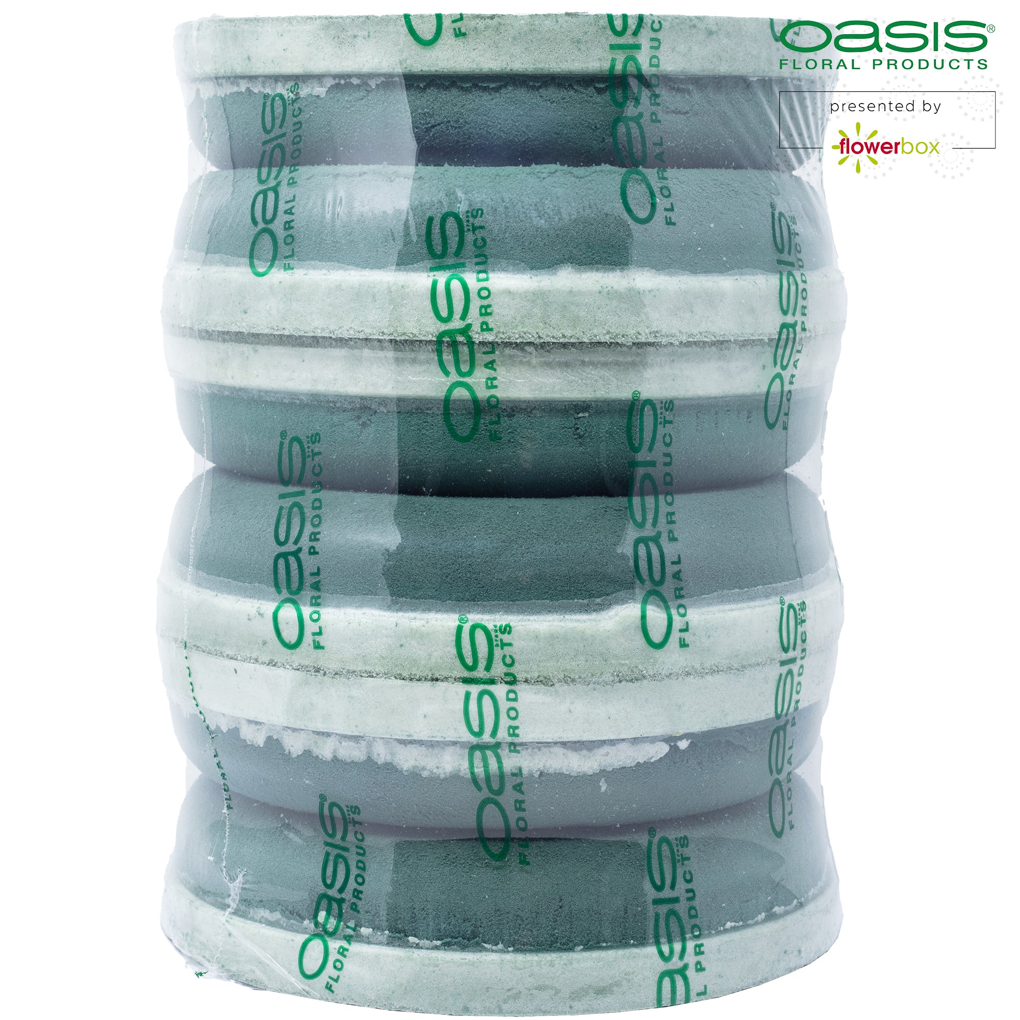 Anneau OASIS® ECObase® - 4 x 18 cm Ø - intérieur : 9 cm Ø - 6 pièces.