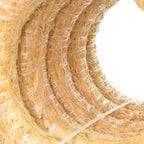 Lot de 5 couronnes de paille, diamètre 55 cm, épaisseur 10 cm