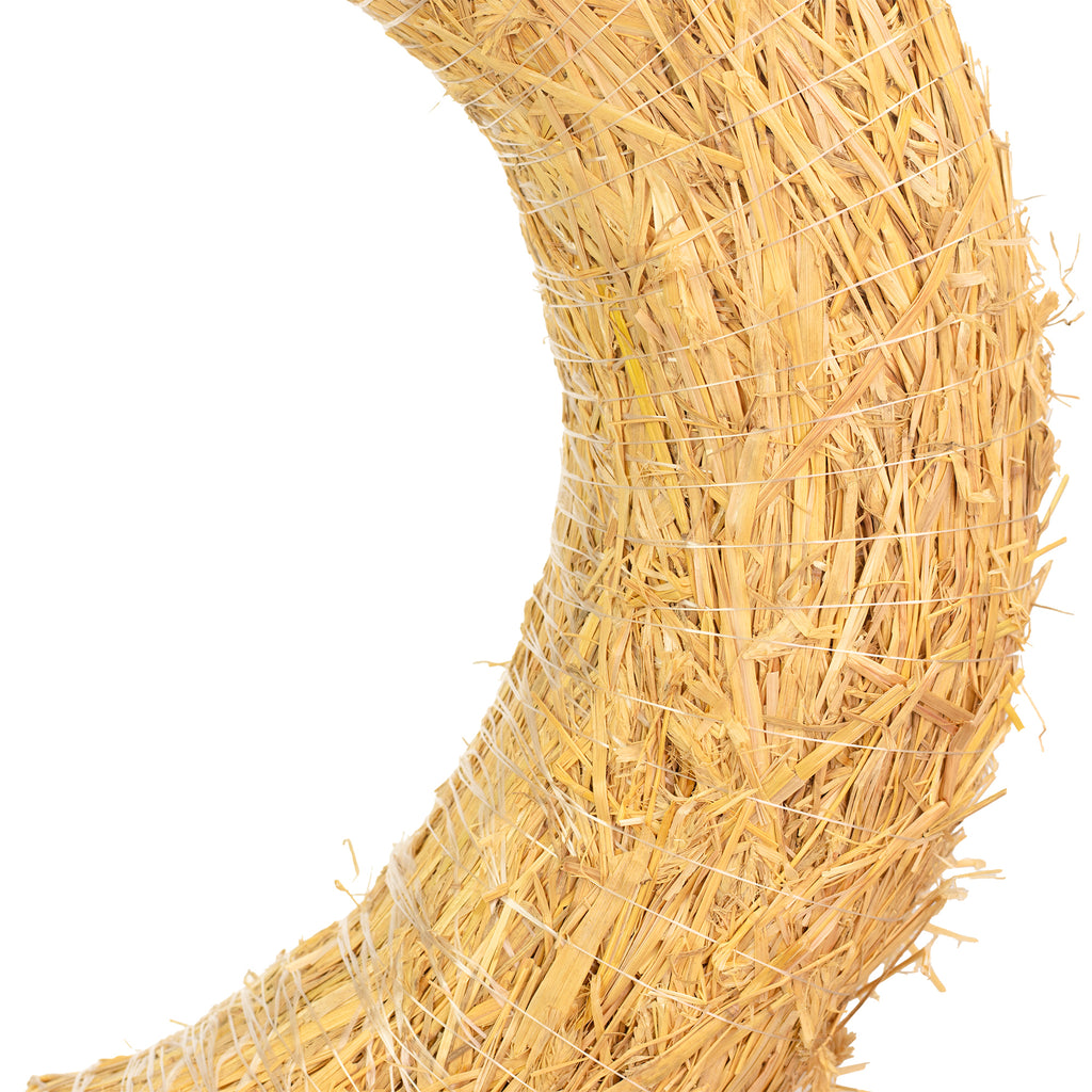 Straw wreath, diameter 60 cm, thickness 14 cm