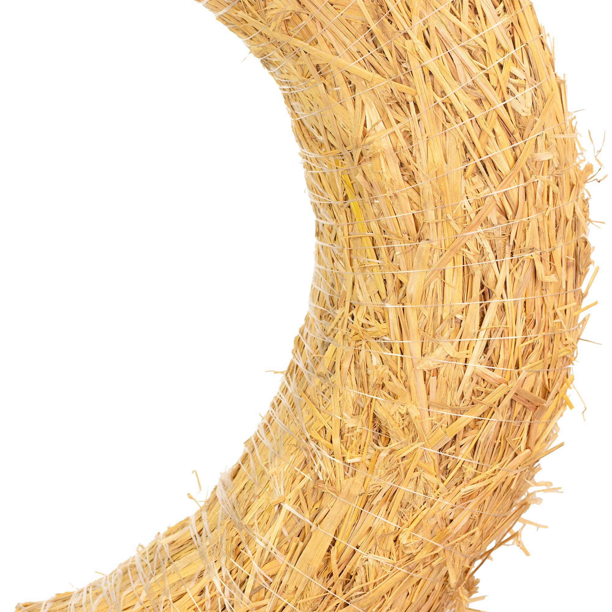 Straw wreath, diameter 60 cm, thickness 14 cm