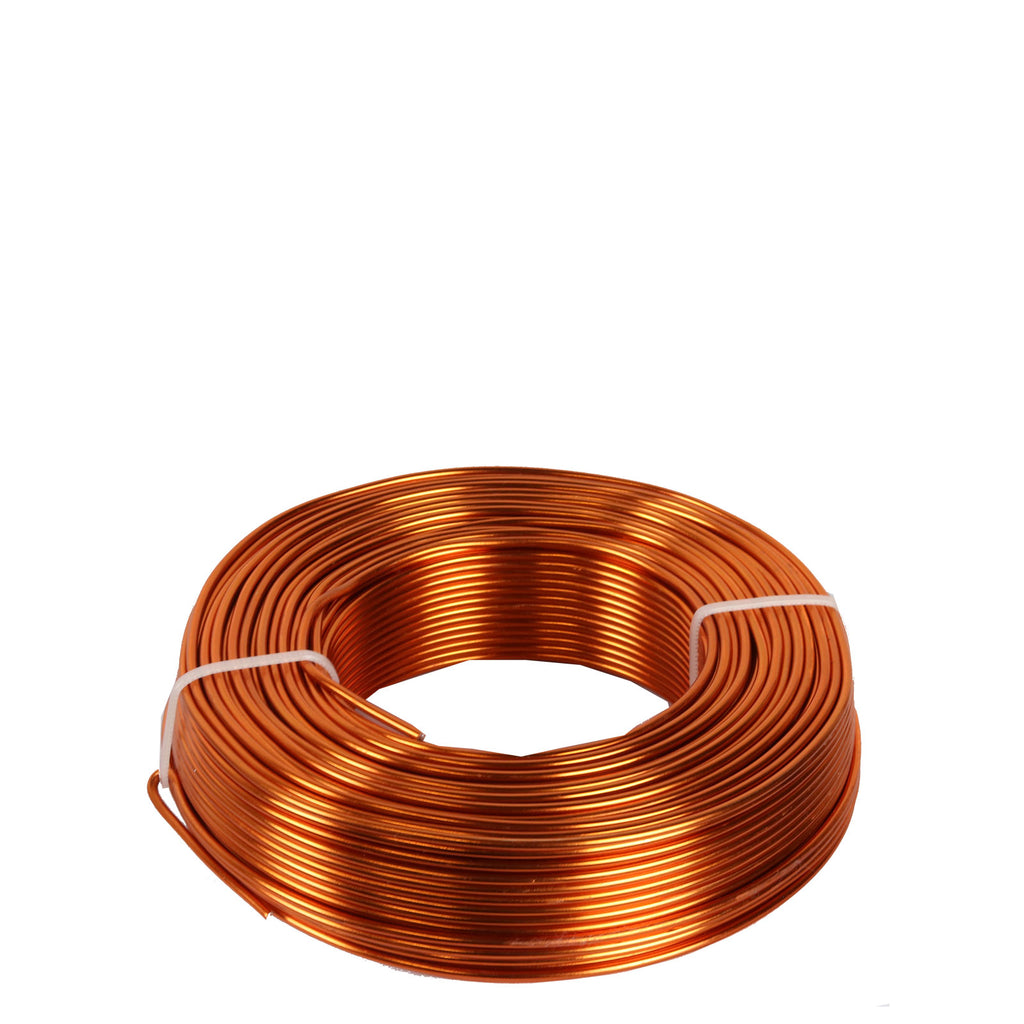 Fil d'aluminium orange - 16 - 2,00 mm 60 m 500 g