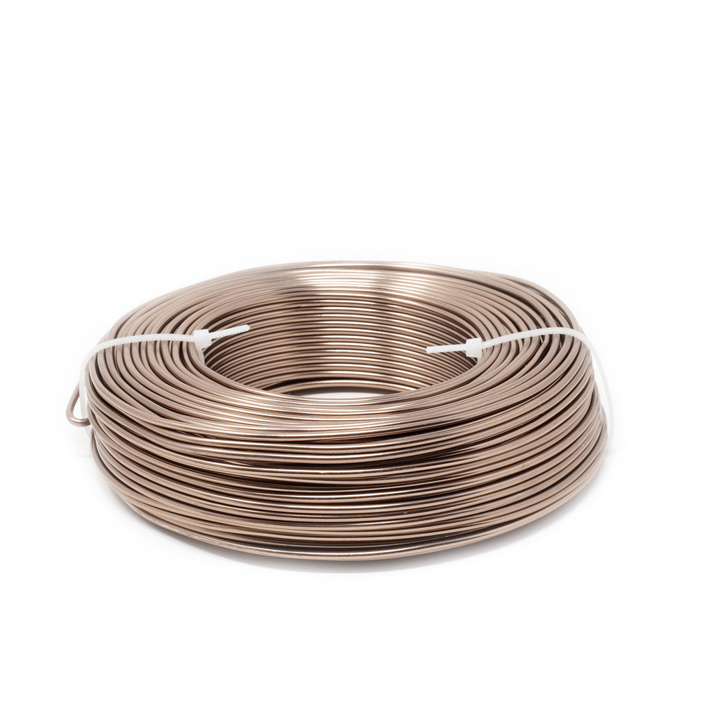 Aluminum wire cappuccino - 47 - 2.00 mm 60 m 500 g