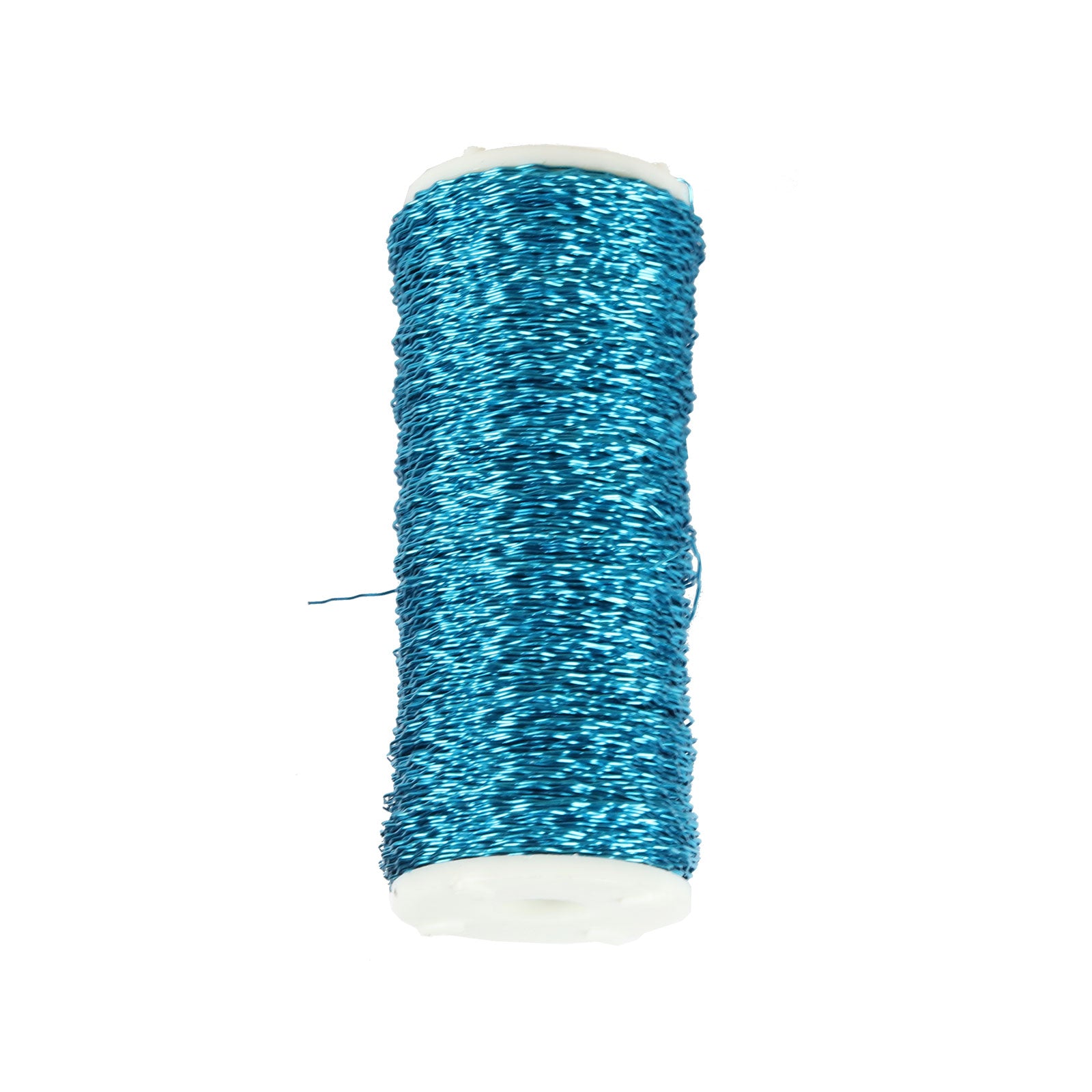 Bouilloneffektdraht Spule türkis - 27 - 0,30 mm 140 m 100 g