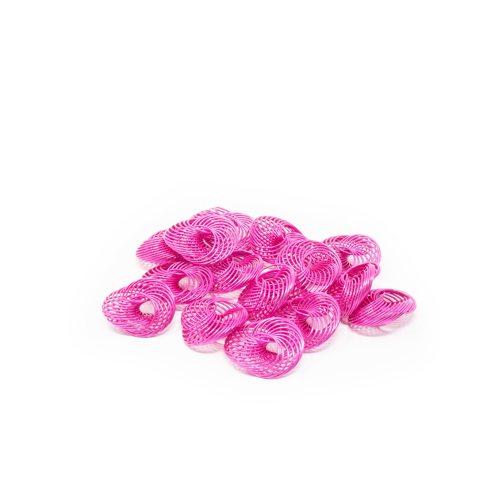 Drahträder pink - 20 - 20,00 mm 15 Stück