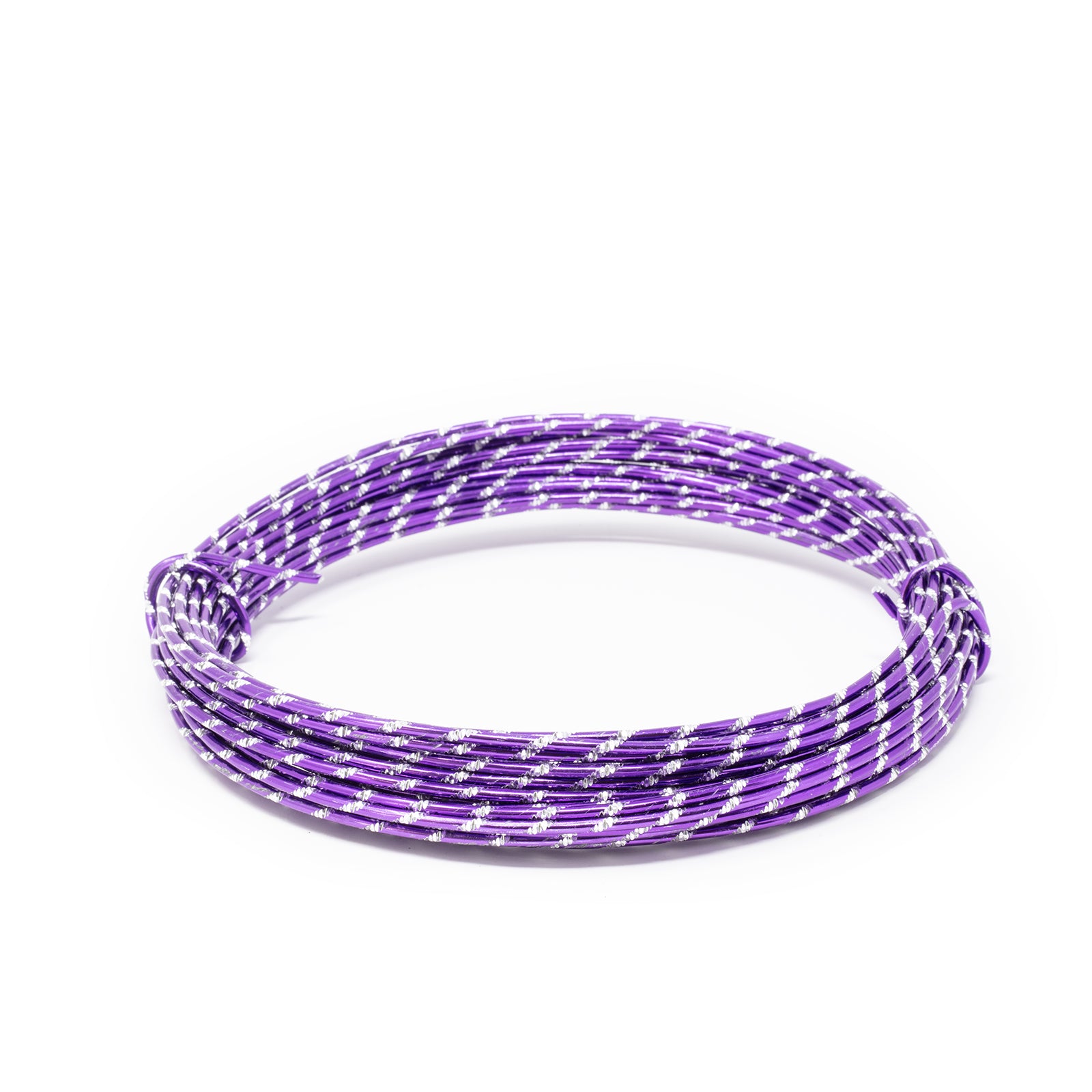 Diamant Aluminiumdraht aubergine - 41 - 2,00 mm 10 m