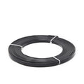 Aluminum flat wire, black - 23 - 5.00 mm 1.00 mm 10 m 130 g