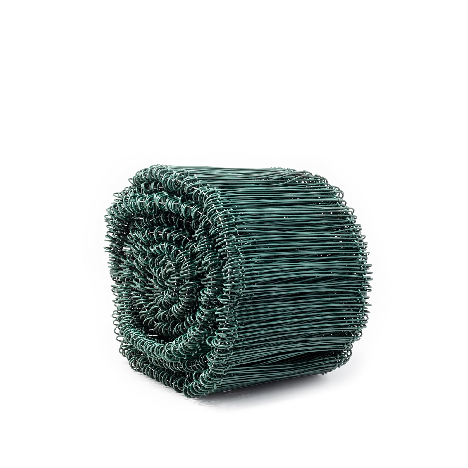 Ösenbindedraht kunststoffummantelt  grün - 1,0/1,4 x 140 mm Bunde von 1000 Stück