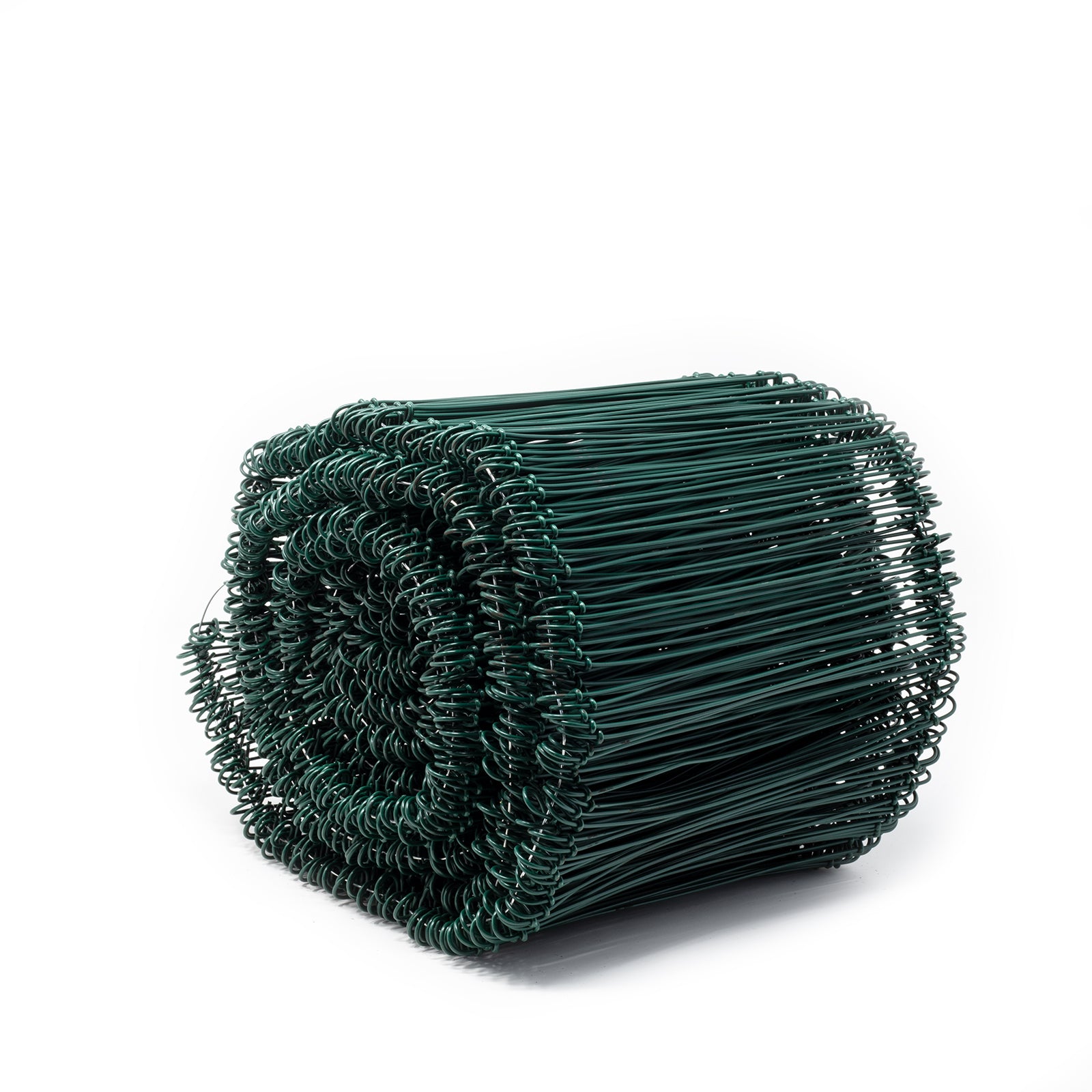 Ösenbindedraht kunststoffummantelt  grün - 1,0/1,4 x 180 mm Bunde von 1000 Stück